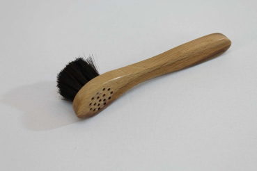 Preview: Gesichts-Massagebürste / Rosshaar, lackiert